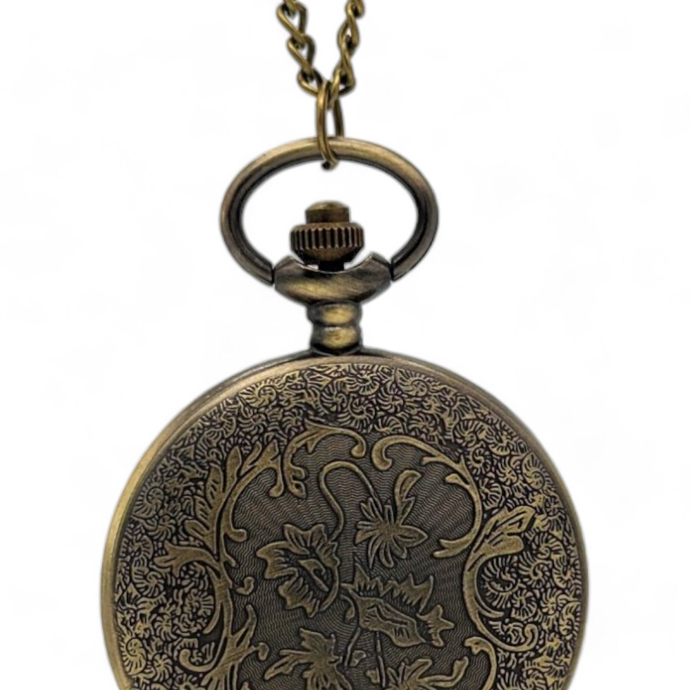 Elephant Pocket Watch NEW Gift Safari Africa India Vintage Bronze Finish - Picture 5 of 7